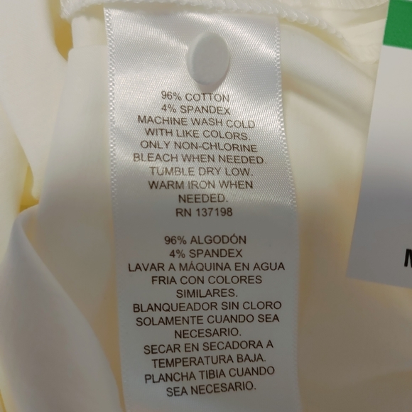 DANIELLE BERNSTEIN PUFF SLEEVE SIDE TIE CROP TOP, CLOUD (RUNS SMALL, SIZE UP) - Picture 14 of 14